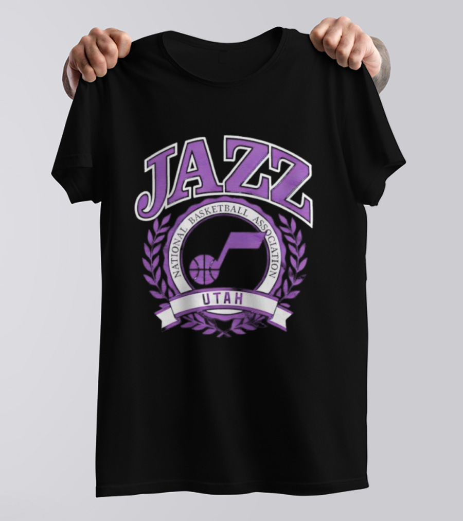 Jazz Utah National Basketball Association Crest T-Shirt