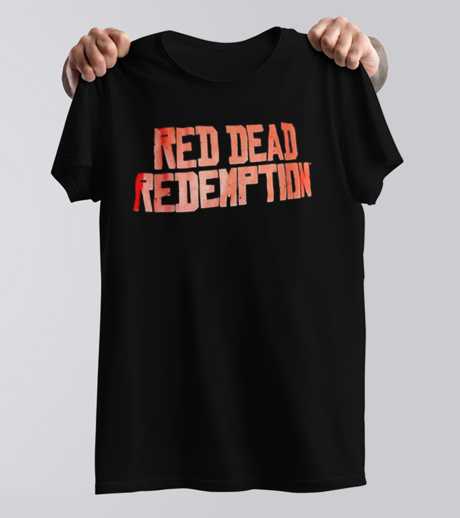 Red Dead Redemption Gaming Iconic Title T-Shirt