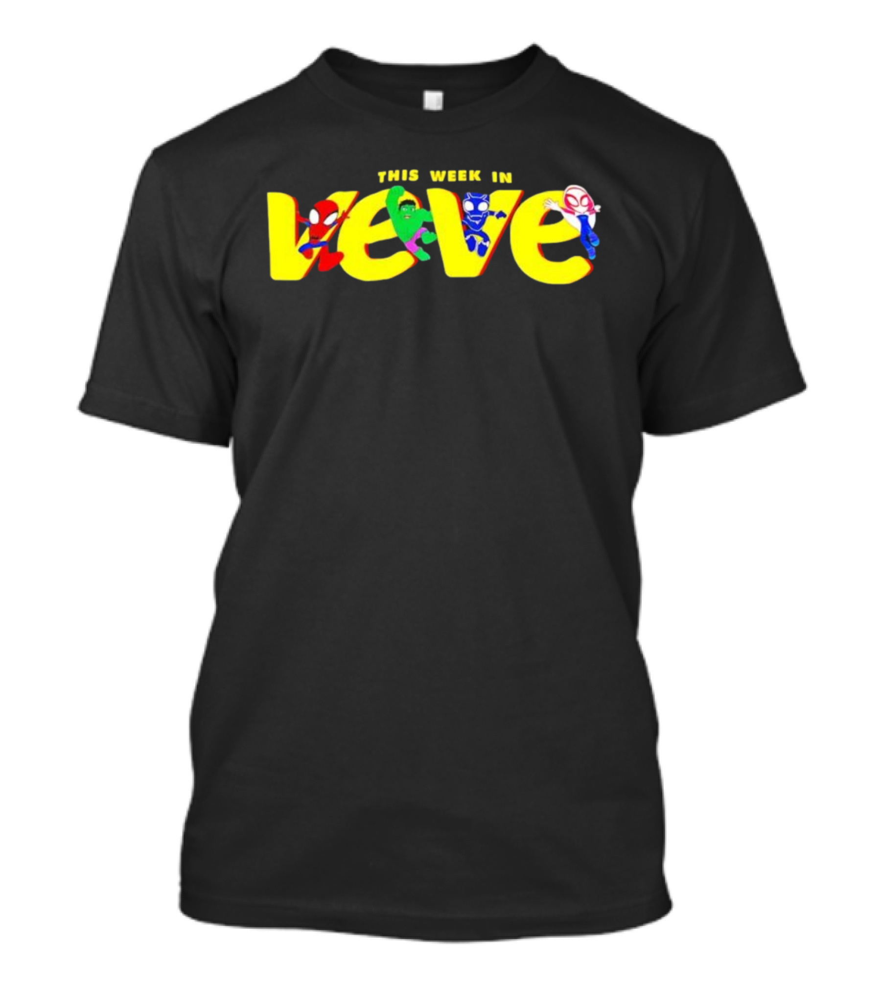 This Week In VeVe Spider-Man Hulk Black Panther Ghost-Spider T-Shirt