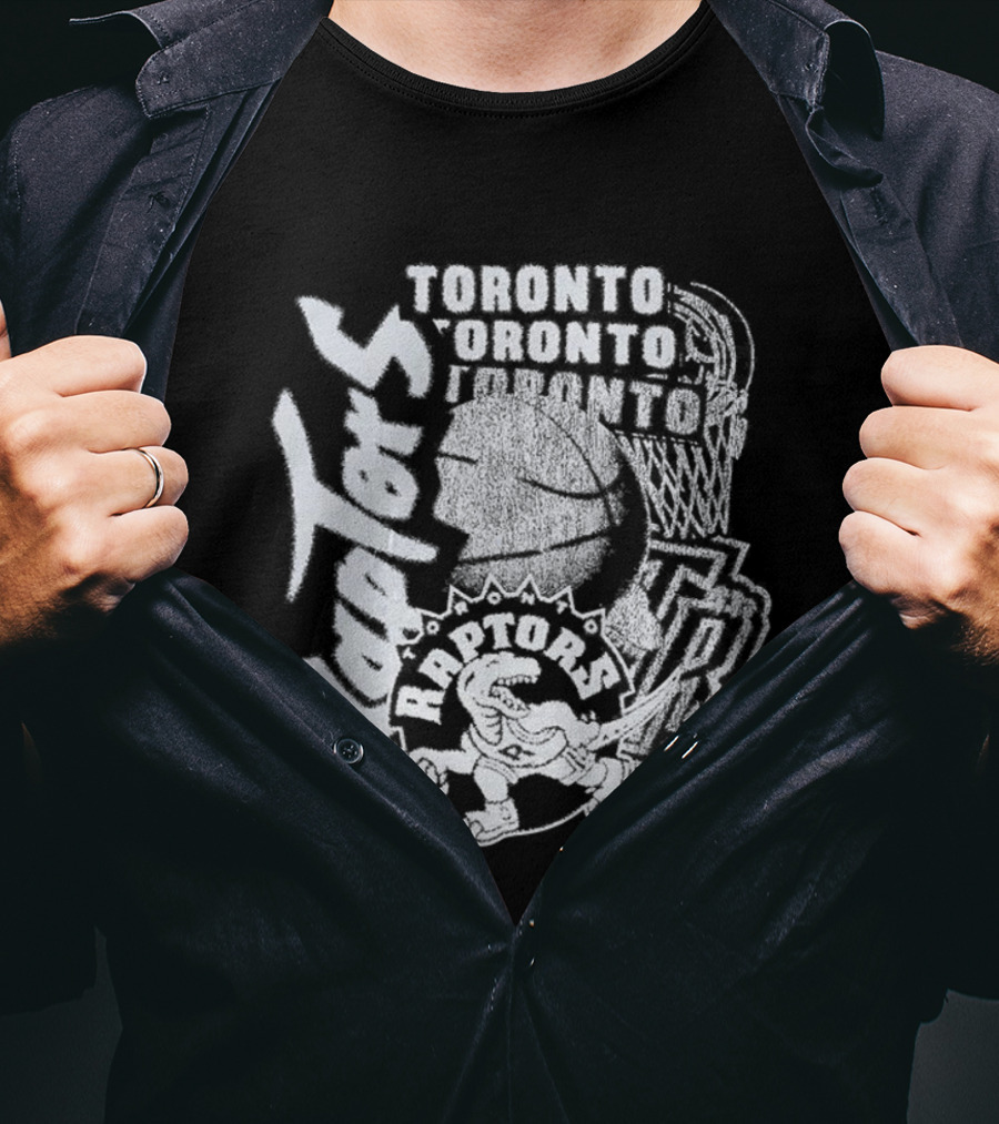 Toronto Raptors We The North Classics Overlap 1995 Basketball T-Shirt