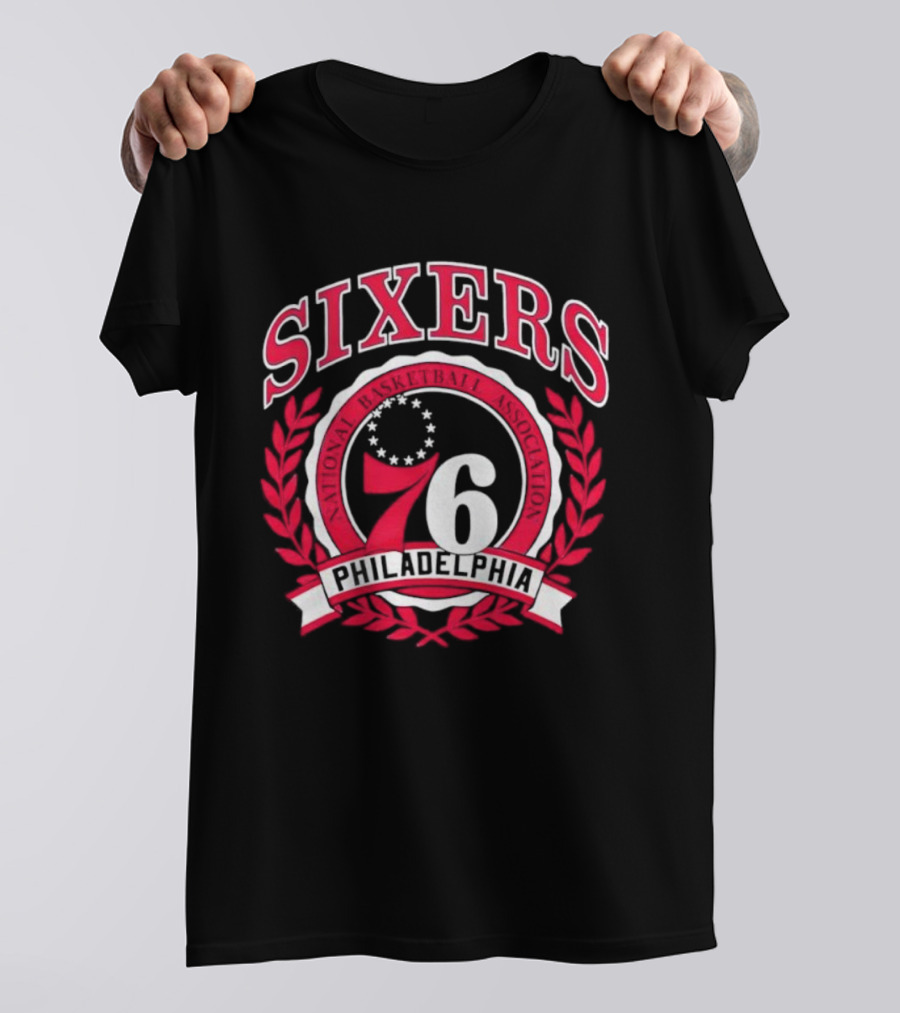 Philadelphia 76 Sixers Basketball Crest T-Shirt