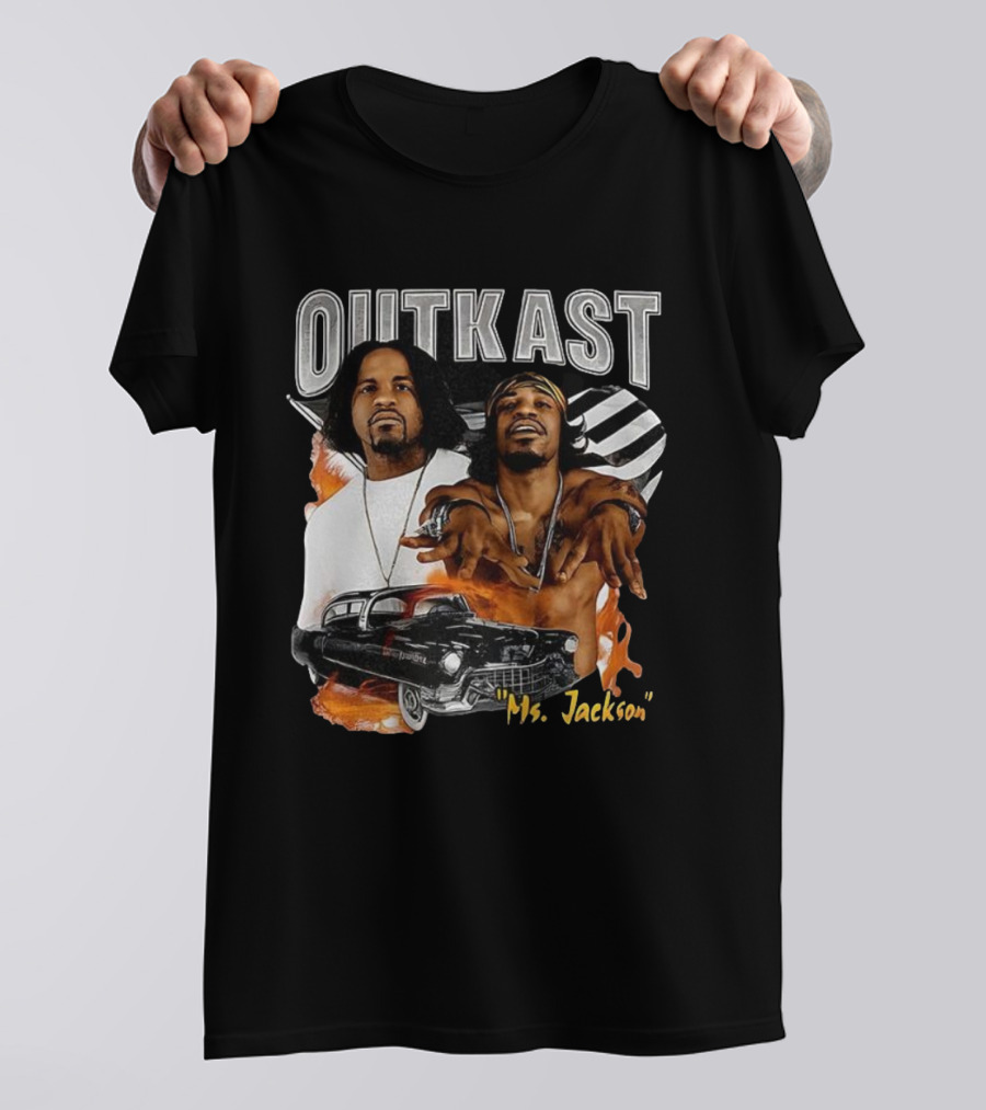 Outkast Ms. Jackson Classic Car Music Icon Tribute T-Shirt