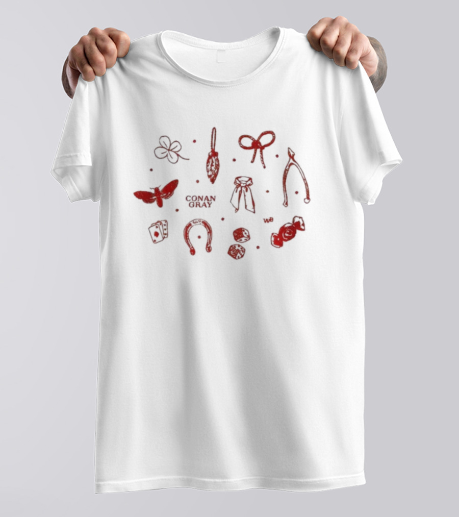 Conan Gray Knick-Knack Charms And Symbols Collection T-Shirt