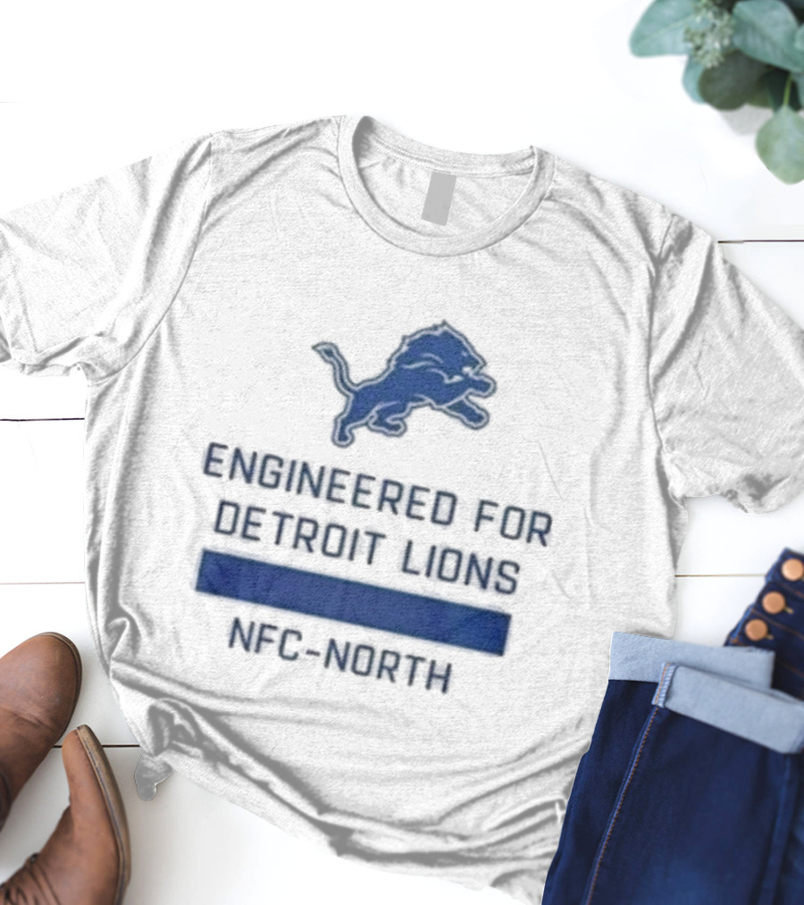 Engineered For Detroit Lions NFC-North T-Shirt