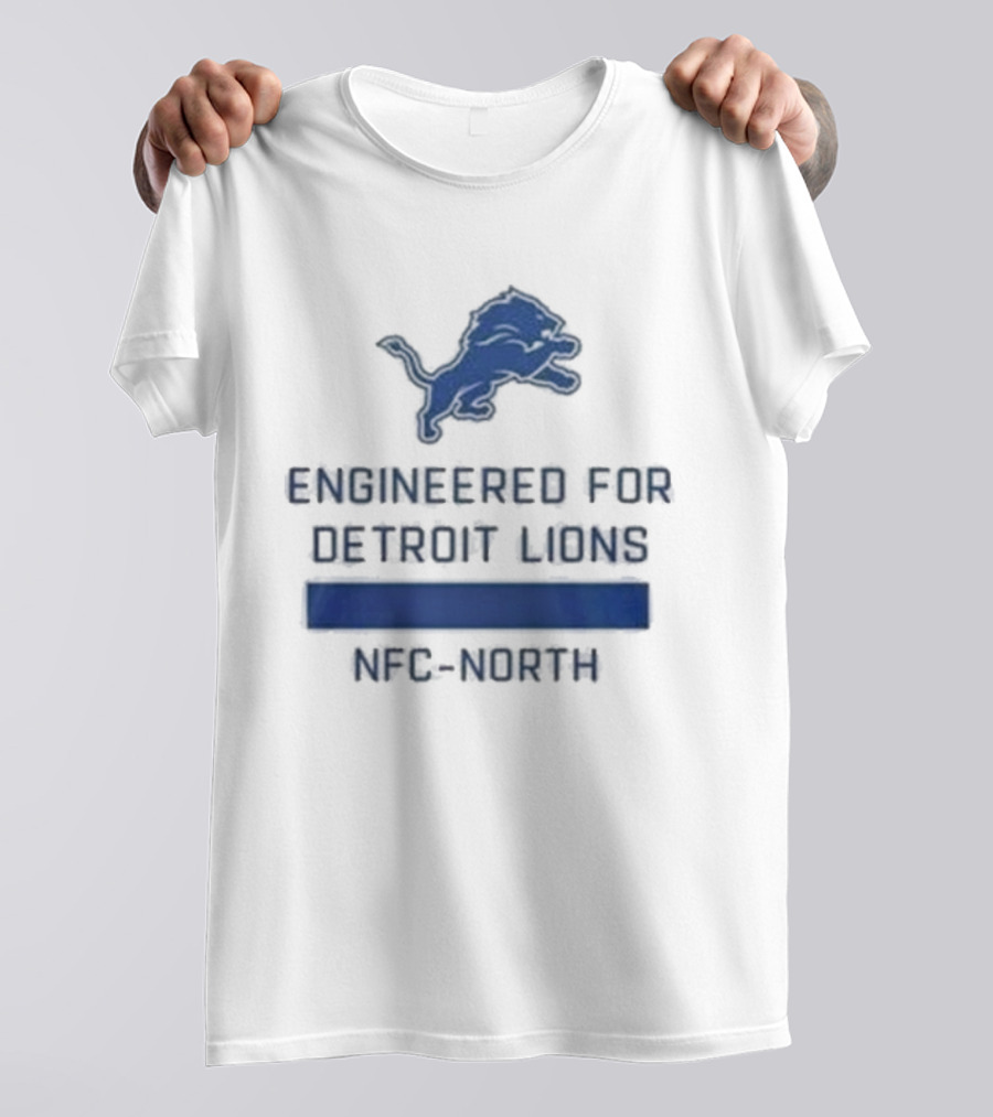 Engineered For Detroit Lions NFC-North T-Shirt