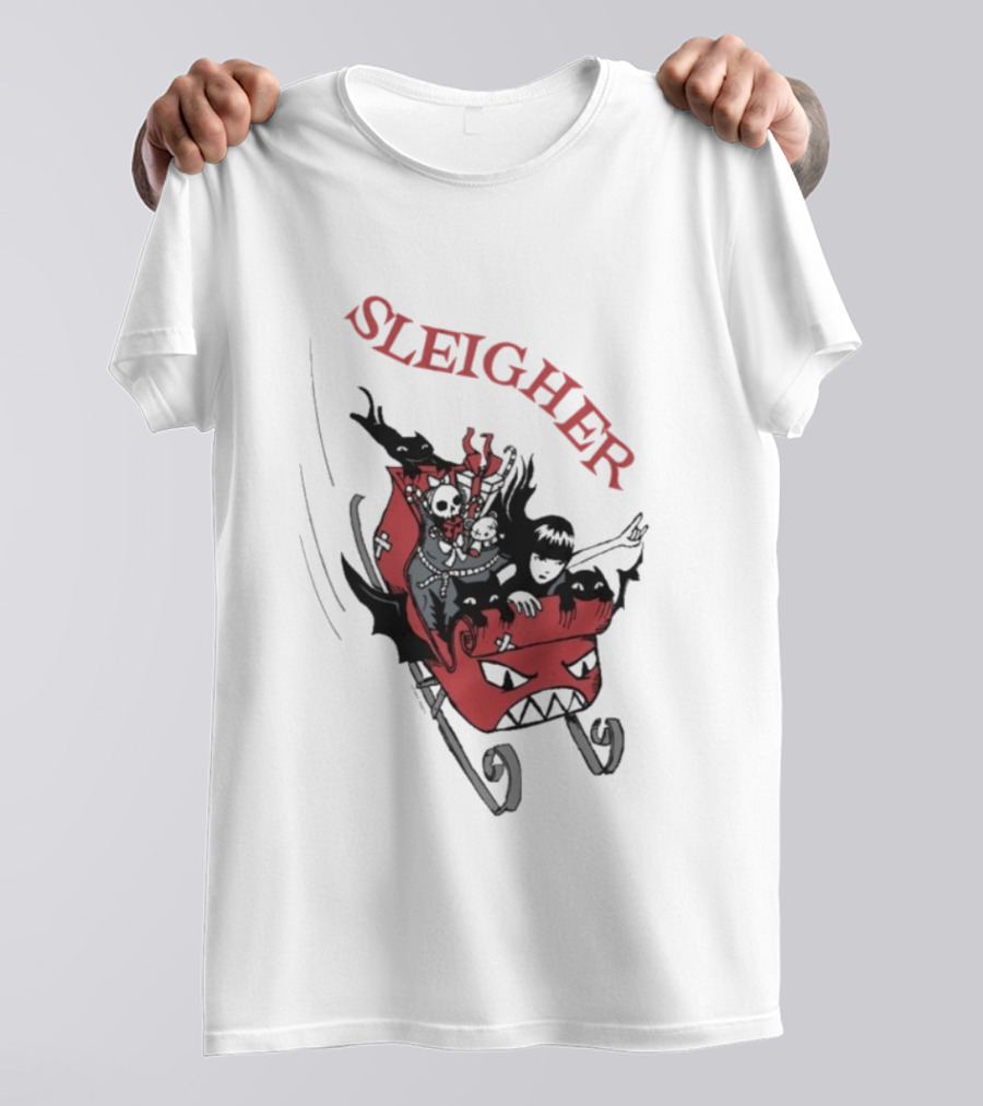 Sleigher Emily Strange Christmas T-Shirt