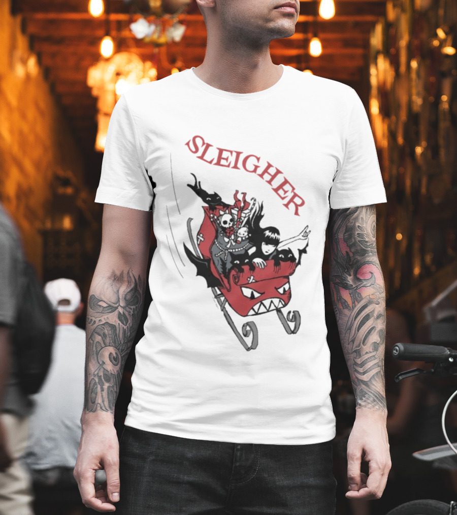 Sleigher Emily Strange Christmas T-Shirt