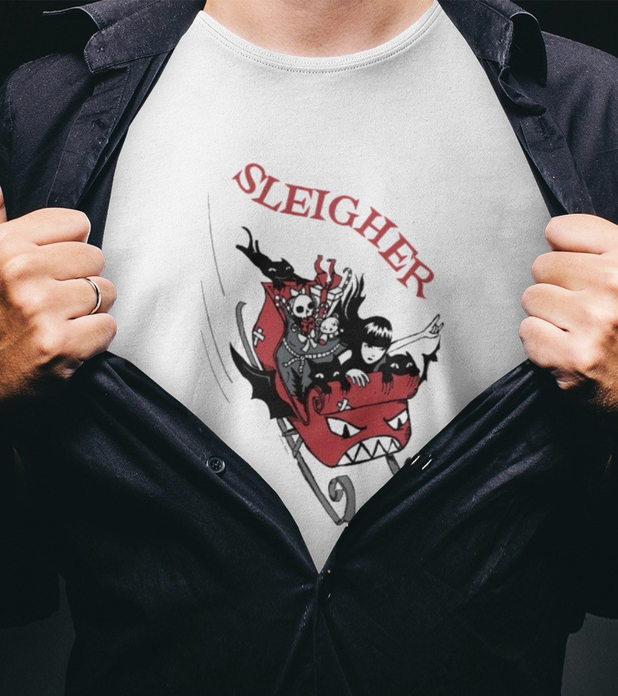 Sleigher Emily Strange Christmas T-Shirt