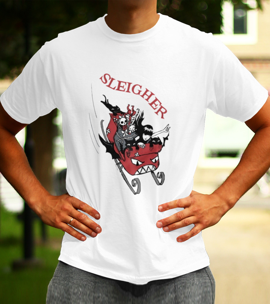 Sleigher Emily Strange Christmas T-Shirt