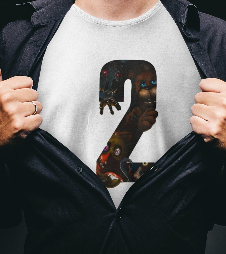 Five Nights At Freddy's 2 Character Collage Animatronics T-Shirt