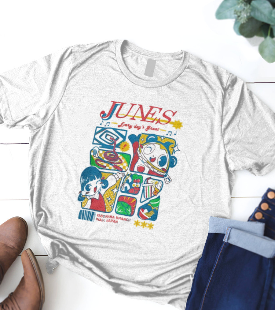 June’s Every Day’s Great Yasoinaba Branch Inaba Japan Persona Inspired Visuals T-Shirt