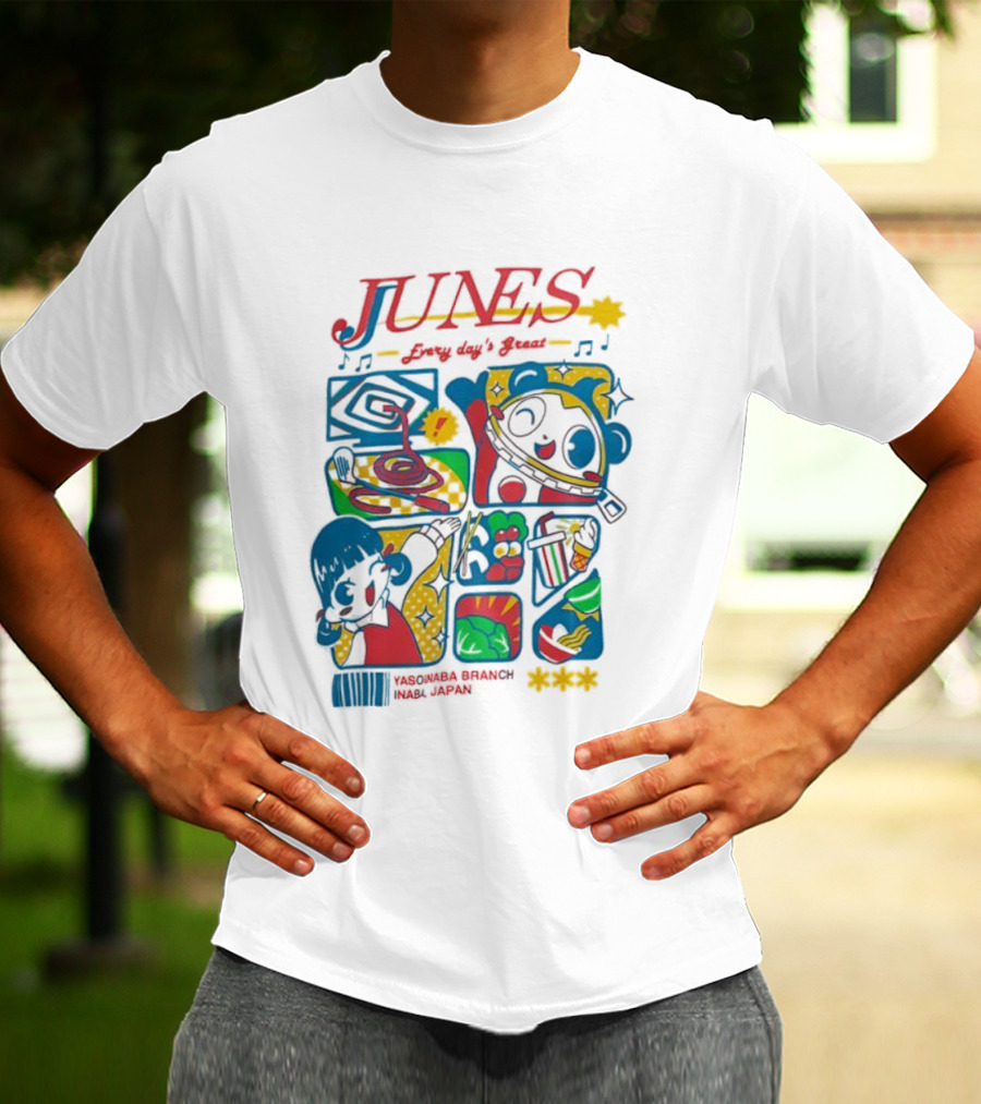 June’s Every Day’s Great Yasoinaba Branch Inaba Japan Persona Inspired Visuals T-Shirt