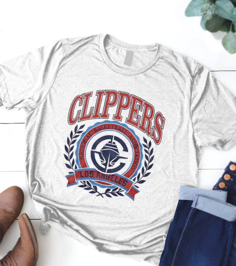 Los Angeles Clippers National Basketball Association Crest Clippers T-Shirt