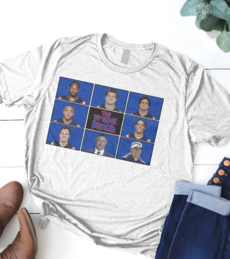 New England Patriots The Vrabel Bunch Player Collage T-Shirt