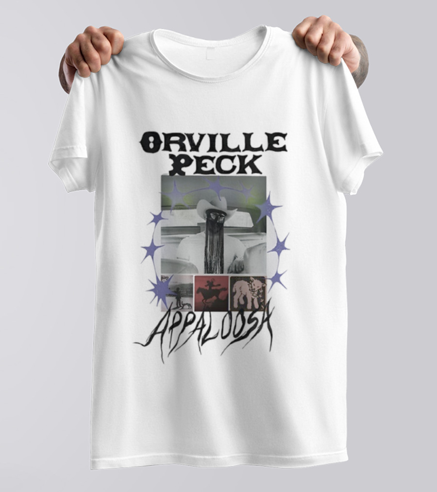 Orville Peck Appaloosa Cowboy Horse Starlit Theme T-Shirt