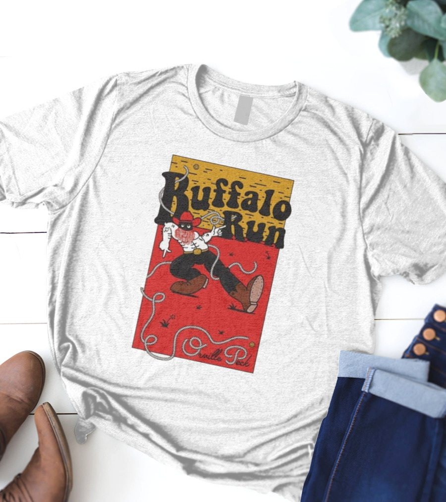 Buffalo Run Orville Peck Rope Cowboy Red Hat Boots T-Shirt