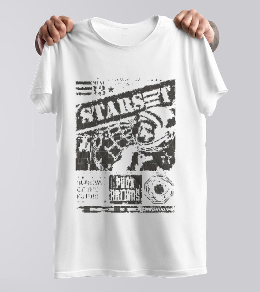 Starset Prox Rations Survival Of The Future Ration Элрево Сгетые Pectodoc Eleven Hour 13 T-Shirt