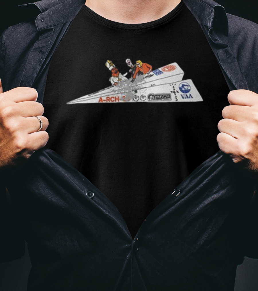 Cactus Jack Virgil Abloh Flight Plane A-RCH 2 VAA Nike Creative Collaboration T-Shirt