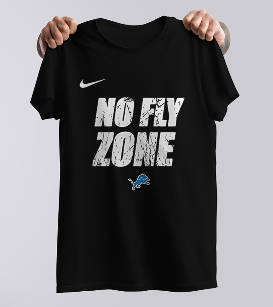 Nike Detroit Lions No Fly Zone Dan Campbell T-Shirt