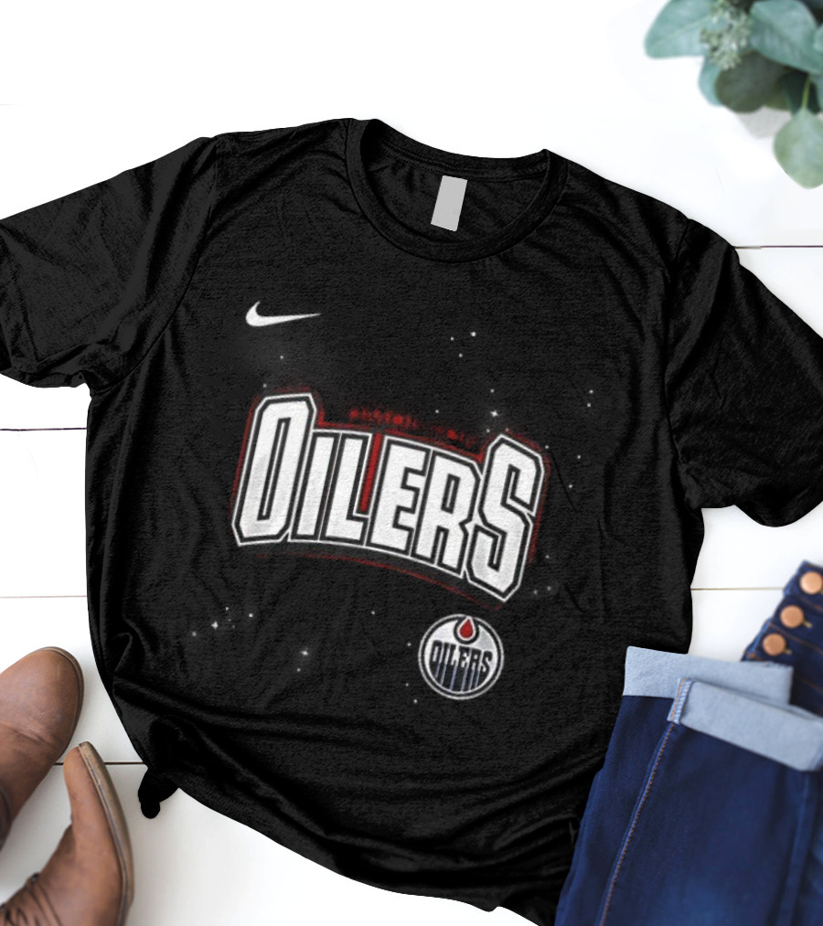 Edmonton Oilers X Iconic Co Headlining Finger Eleven Headstones The Tea Party Graphic T-Shirt