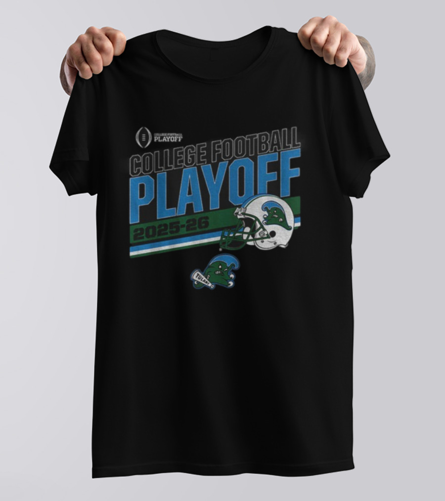 Tulane Green Wave College Football Playoff 2025-26 CFP T-Shirt