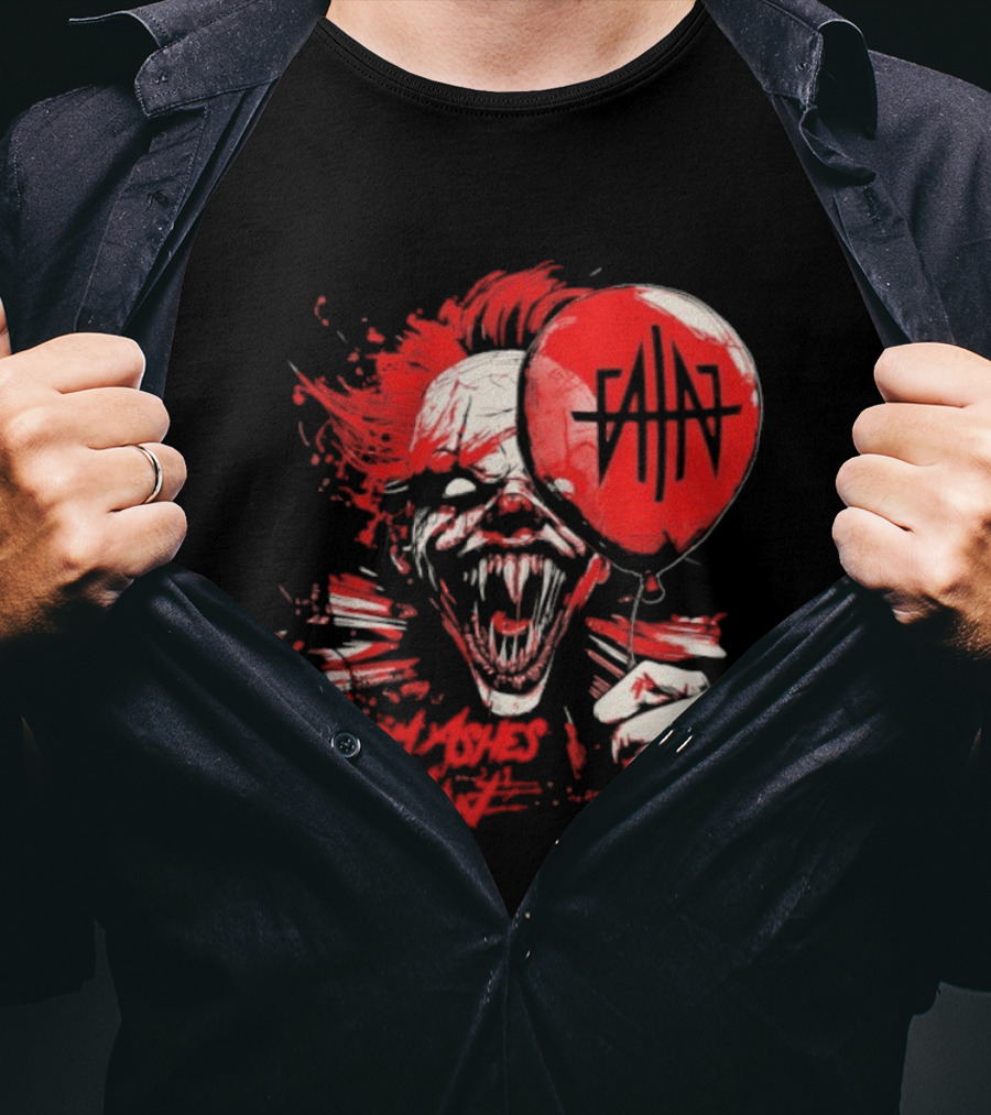 From Ashes To New Pennywise Balloon Fan Art T-Shirt
