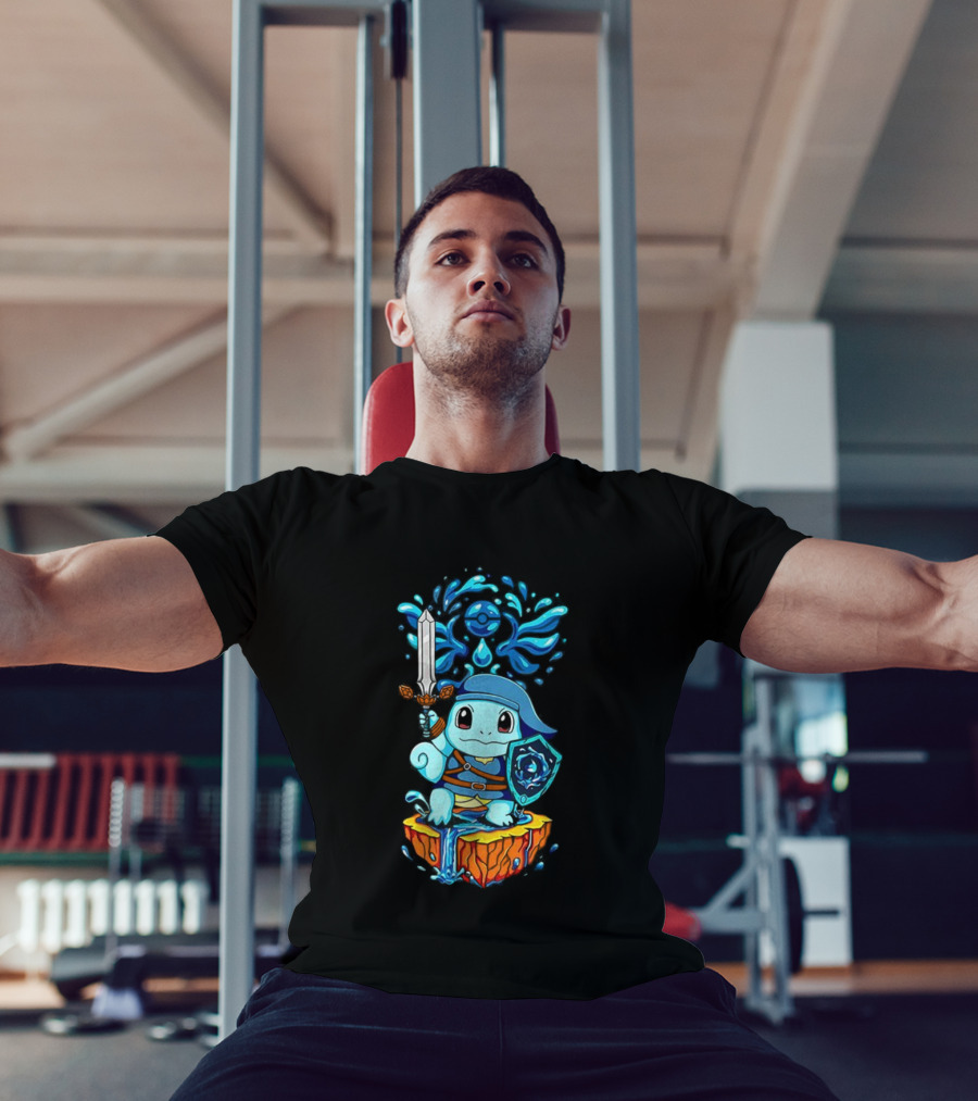 Legend Of Water Squirtle Pokémon Meets The Legend Of Zelda Fusion T-Shirt