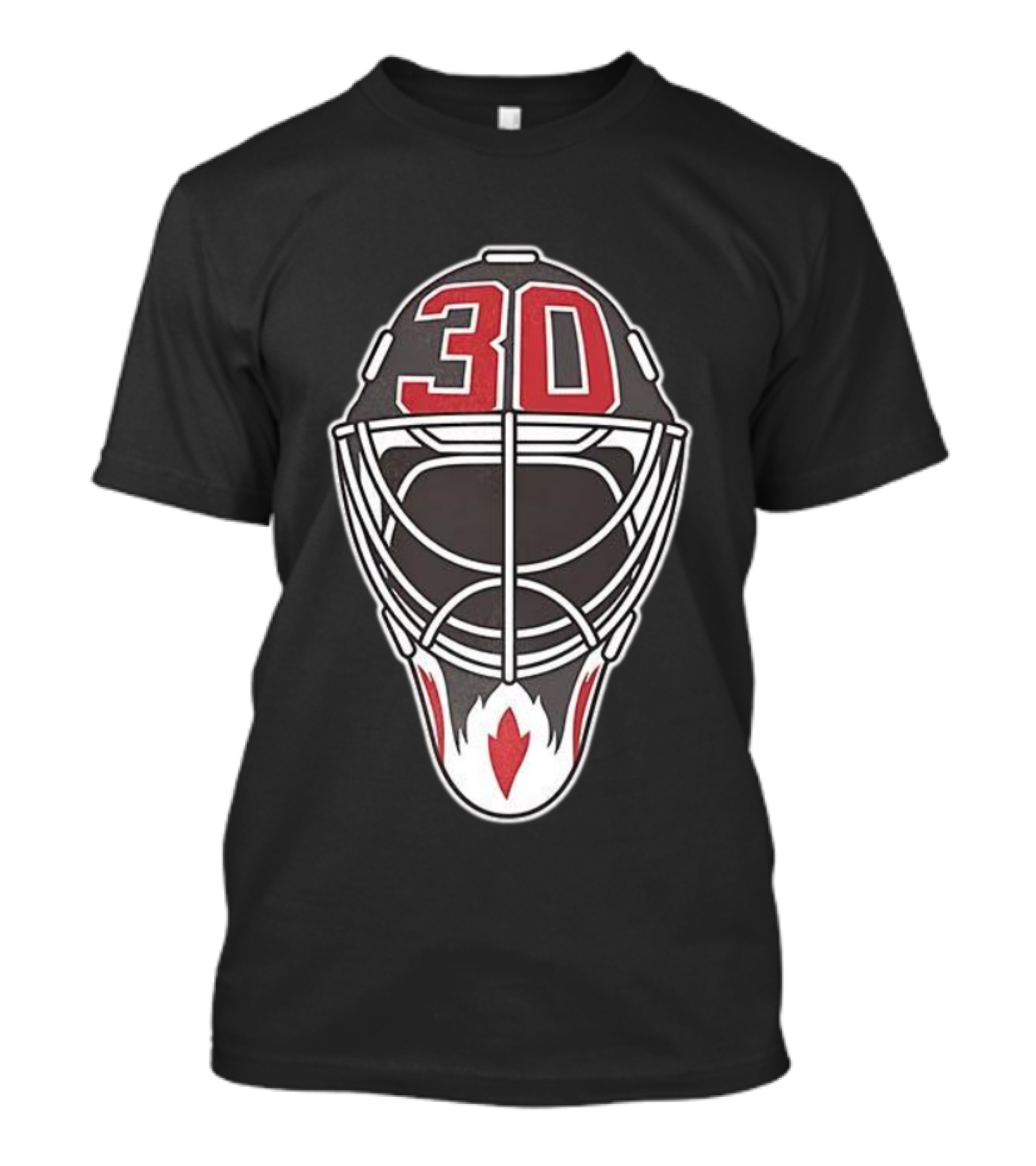 New Jersey Devils Number 30 Goalie Mask T-Shirt