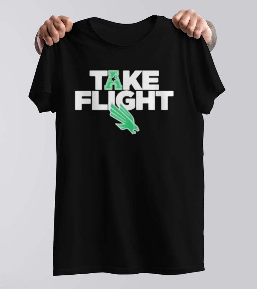 North Texas Mean Green Take Flight Conference USA Eagle T-Shirt