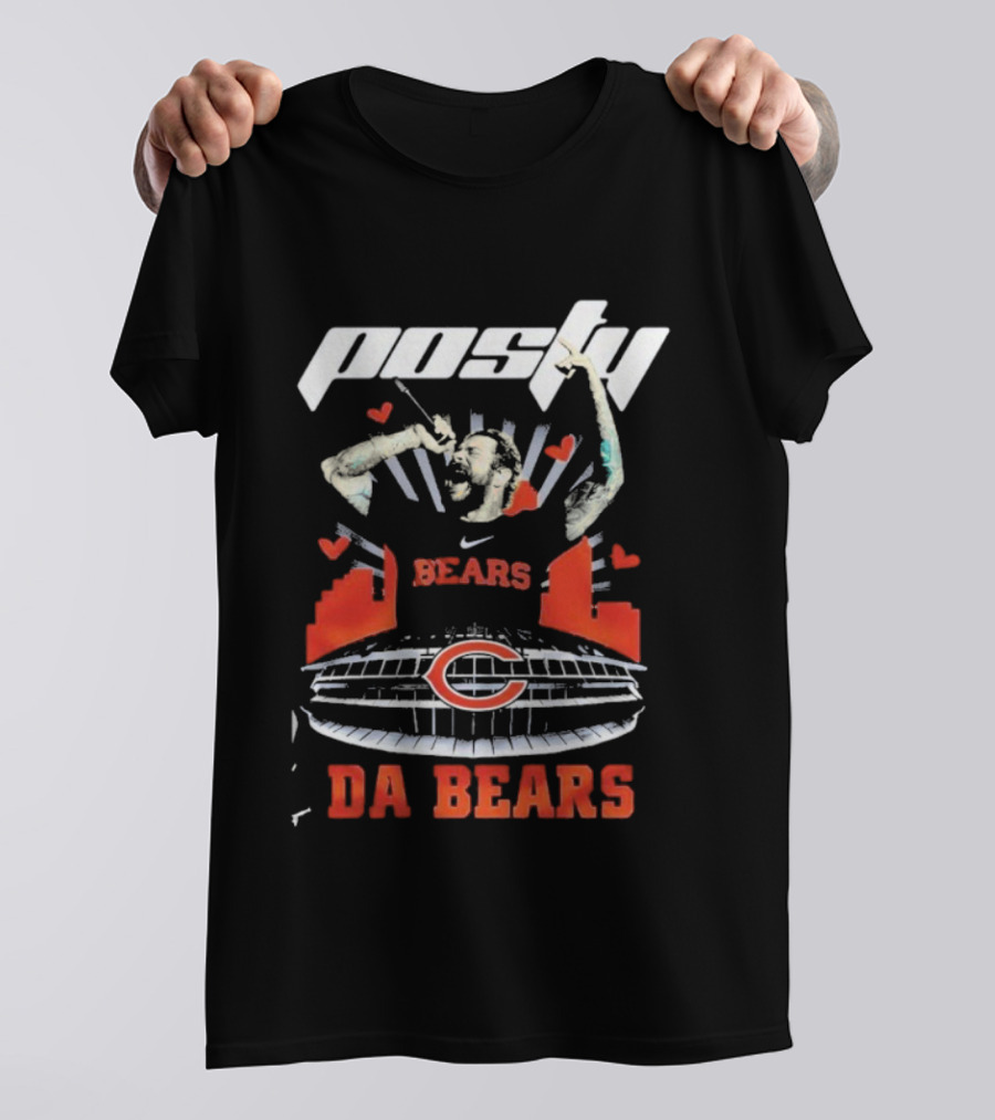 Posty Bears Da Bears Chicago Stadium T-Shirt