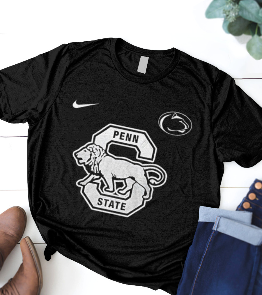 Penn State Nittany Lions Nike Vintage Lion Graphic Icon T-Shirt