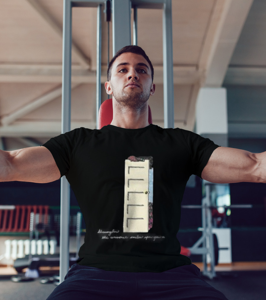 TUSHY The Universe Smiles Upon You 2025 Tour Door Art With Flowers And Pastel Colors T-Shirt