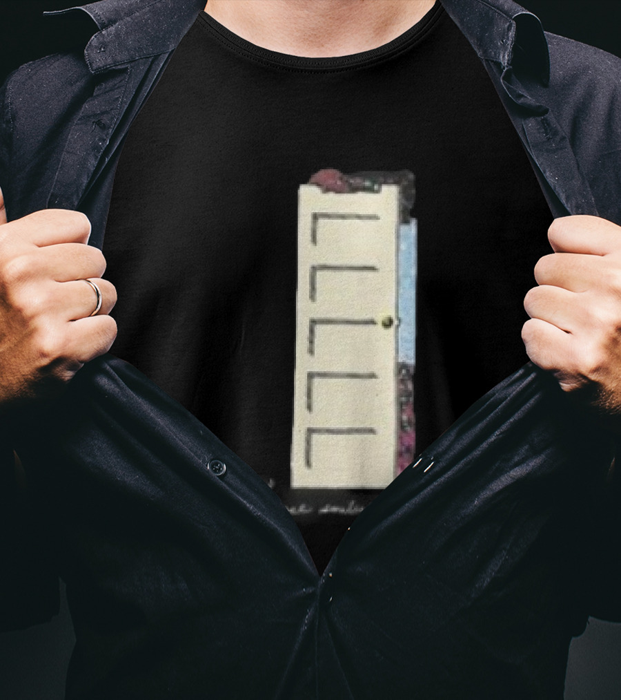 TUSHY The Universe Smiles Upon You 2025 Tour Door Art With Flowers And Pastel Colors T-Shirt