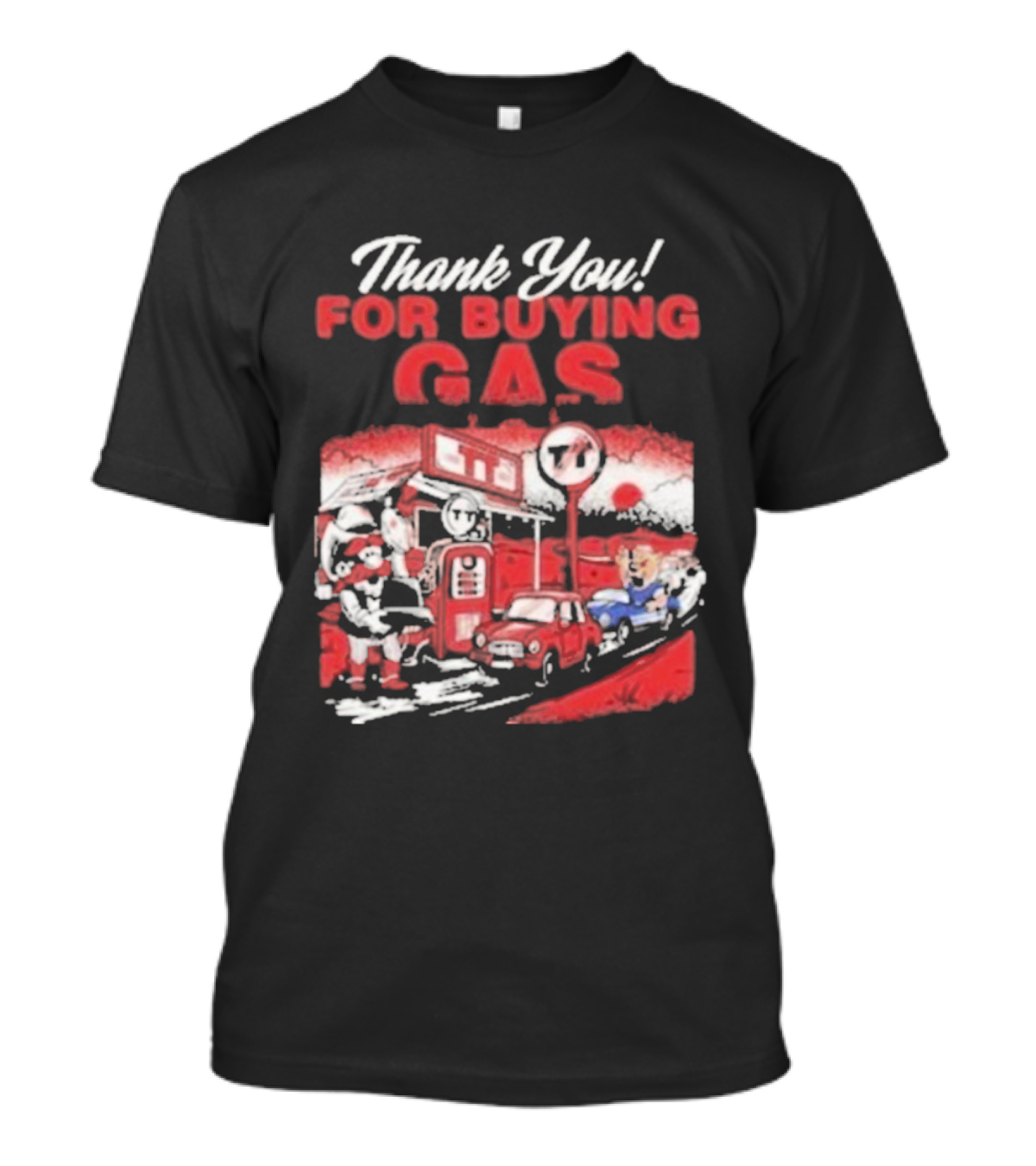 Texas Tech Red Raiders Thank You For Buying Gas Wins The Big 12 Championship T-Shirt