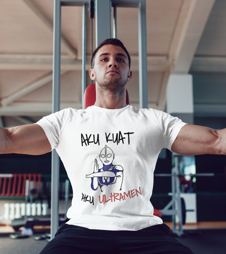 Aku Kuat Aku Ultraman Powerful Hero Icon T-Shirt