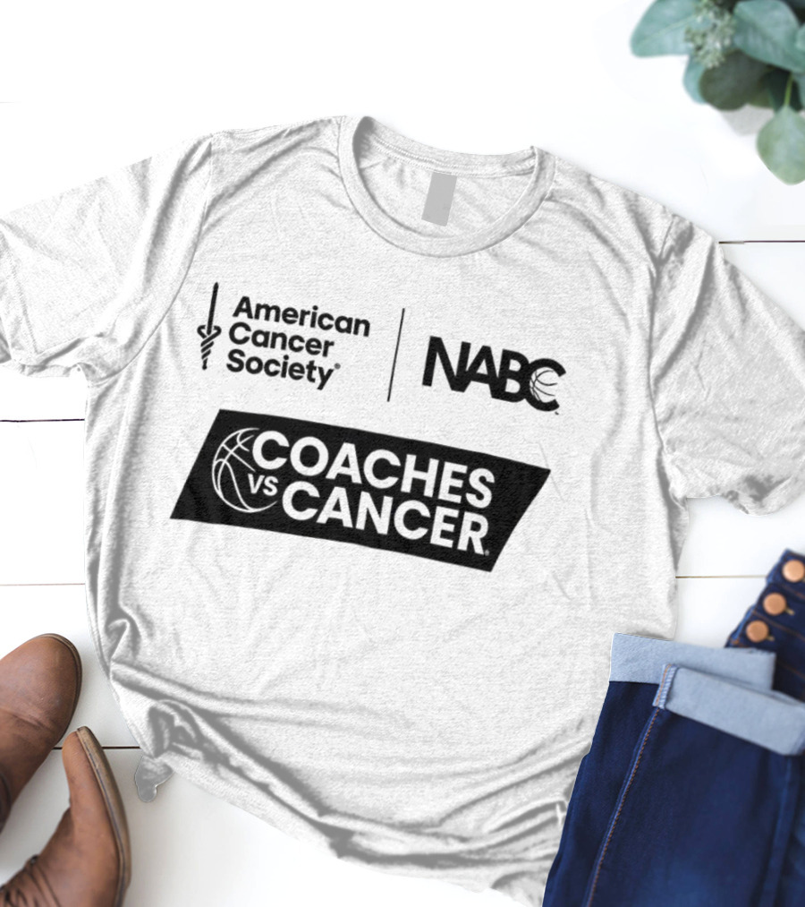 American Cancer Society Coaches Vs Cancer NABC Collaboration T-Shirt