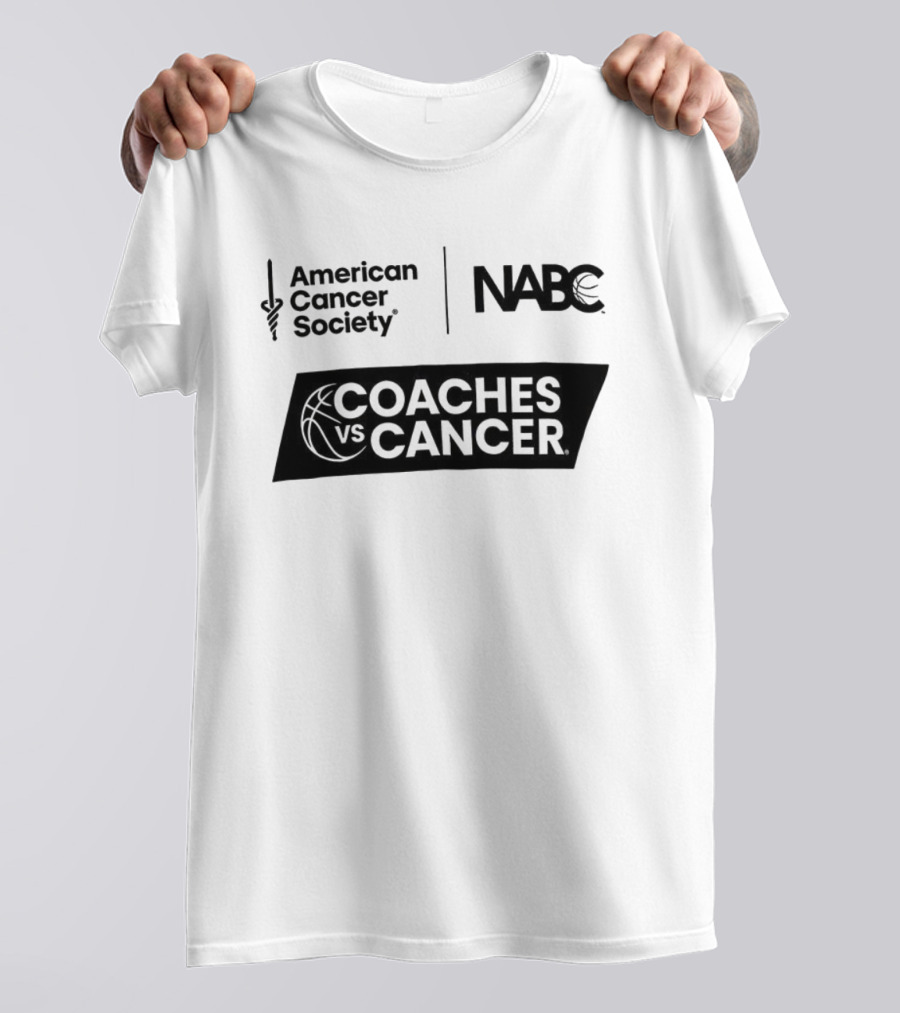 American Cancer Society Coaches Vs Cancer NABC Collaboration T-Shirt