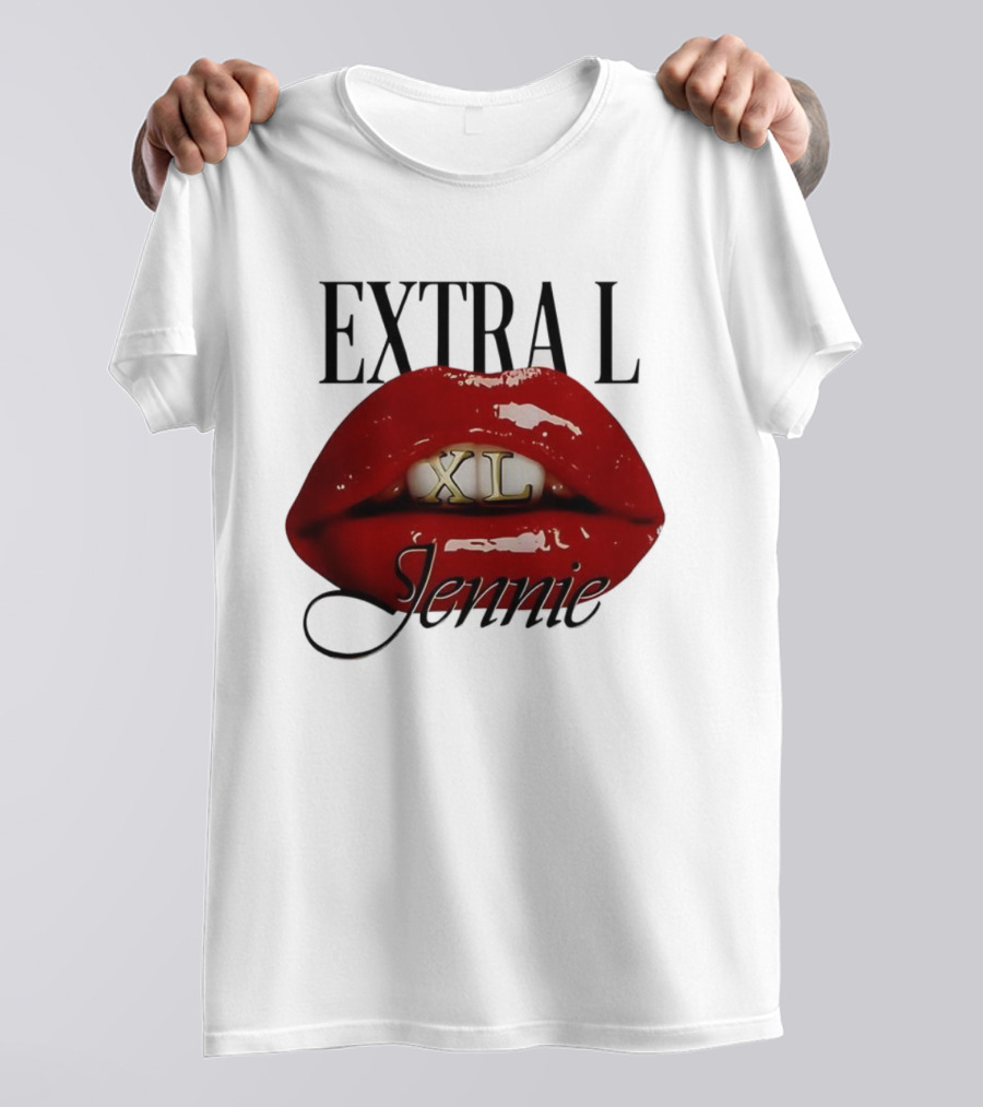 Extral XL Jennie Lips Music Lover T-Shirt