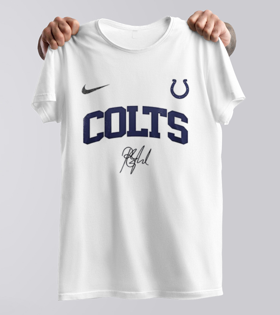 Indianapolis Colts Nike Signature Barry Manilow Once Before I Go T-Shirt