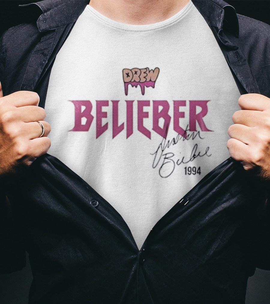 Drew Belieber Justin Bieber Signature 1994 T-Shirt