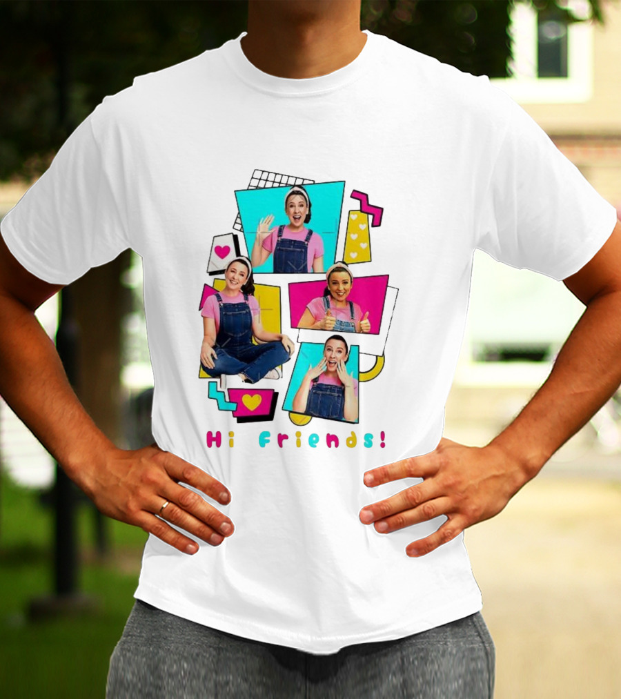 Hi Friends Ms. Rachel 80’s Vibe Retro Style T-Shirt