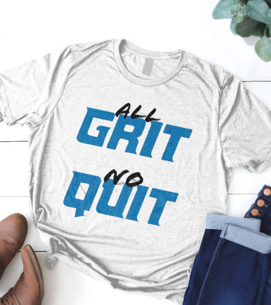Detroit Lions NFL All Grit No Quit 2025 T-Shirt