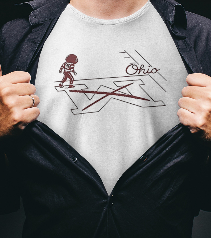 Ohio State Buckeyes Vs Michigan Wolverines Erase The M Ohio Football Rivalry T-Shirt