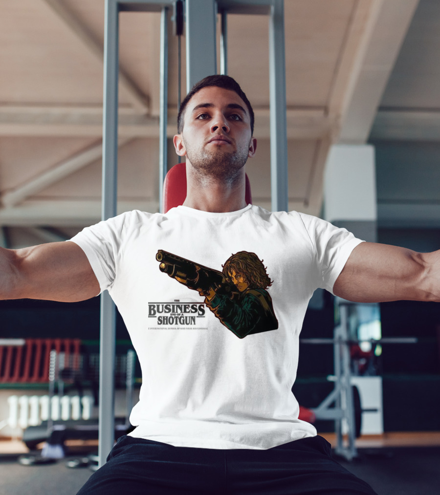 The Business End Of A Shotgun International Symbol Of Kiss Your Ass Goodbye T-Shirt