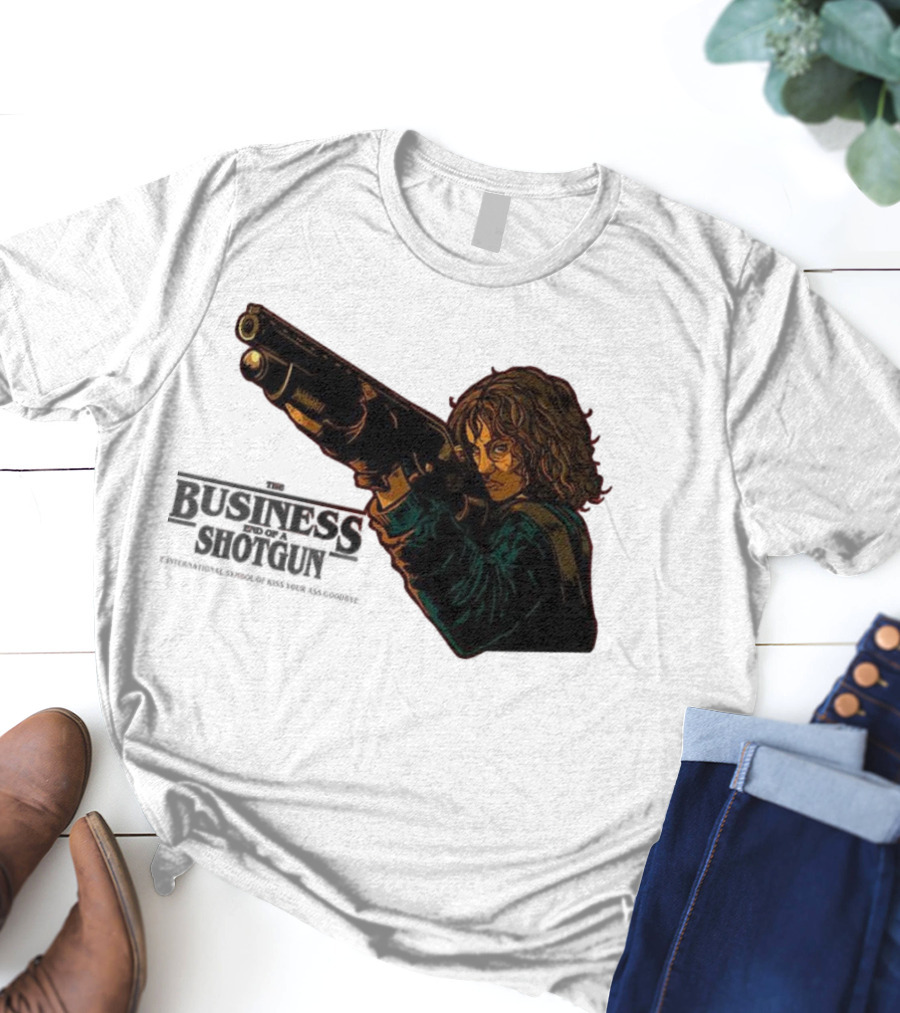 The Business End Of A Shotgun International Symbol Of Kiss Your Ass Goodbye T-Shirt