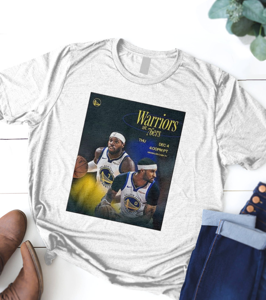 Warriors At 76ers Thu Dec 4 4:00 PM PT NBA TV T-Shirt