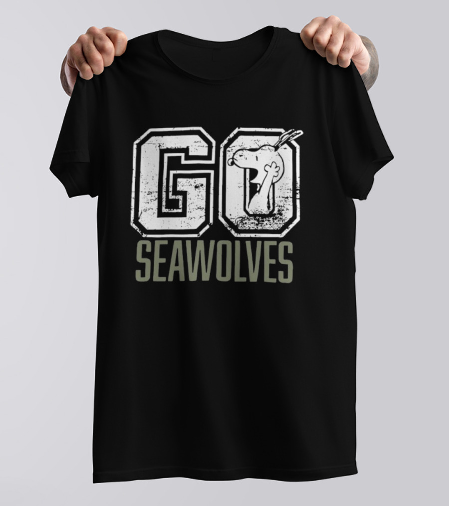 Go Seawolves Snoopy T-Shirt