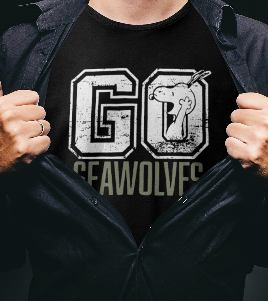 Go Seawolves Snoopy T-Shirt
