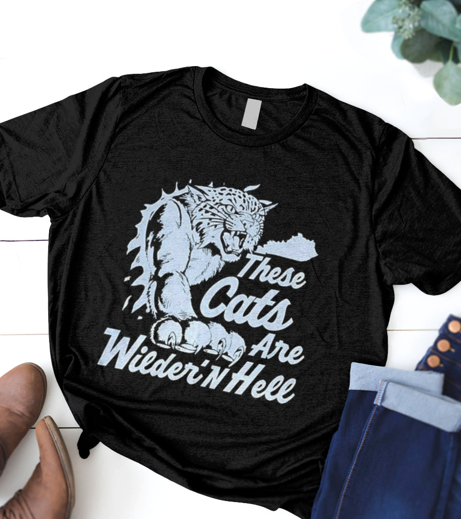 Kentucky Wildcats These Cats Are Wilder 'n Hell Jaguar T-Shirt