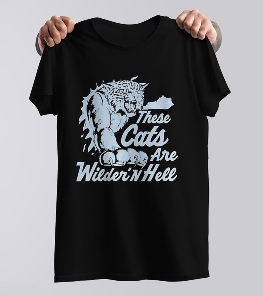 Kentucky Wildcats These Cats Are Wilder 'n Hell Jaguar T-Shirt